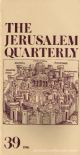 41447 The Jerusalem Quarterly ; Number Thirty Nine, 1986